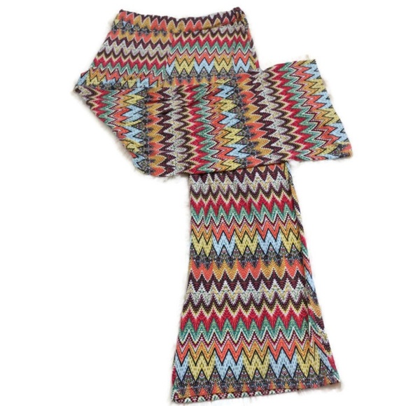 Riley and James Chevron Palazzo Pants SOLD - Picture 2 of 4